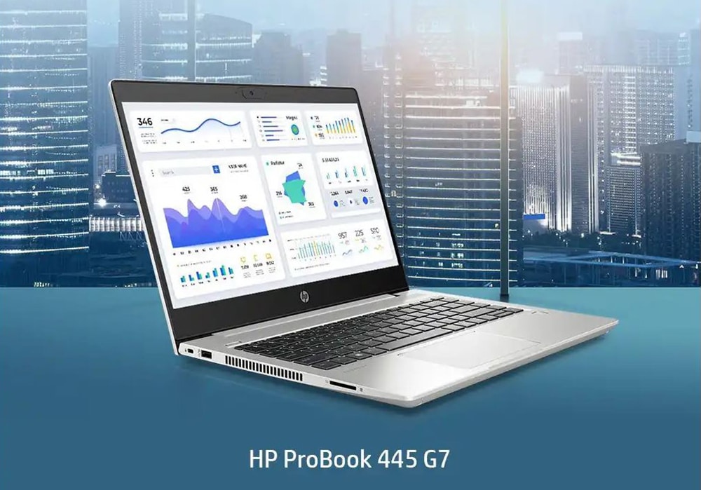 Laptop Hp Probook 445 G7 Amd Ryzen 5 4500u Pana La 40ghz 14 Full Hd 8gb Ssd 256gb Amd 5802